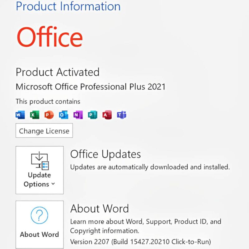 Office 2021 professional plus lifetime license key 5 PC - Image 5