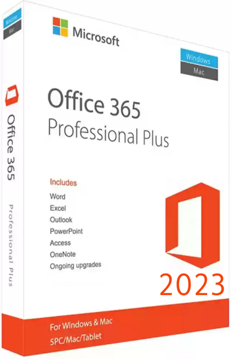 Microsoft Office 365 Pro 2023 5 PC/MAC Lifetime License